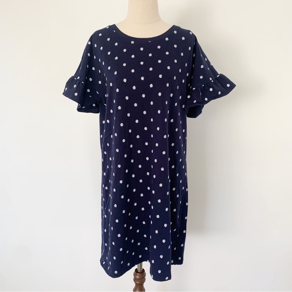 Old Navy Navy Floral Dress Size M - Picture 1 of 3